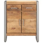 Sideboard Console Table With 2 Drawers And Doors Rough Mango Wood Vidaxl. Fixed Price $243.99.