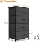 Odk Dresser For Bedroom With 4 Storage Drawers. Fixed Price $29.99.
