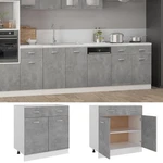 Bottom Cabinet Kitchen Cupboard Storage Shelf Sonoma Oak Engineered Wood Vidaxl. Fixed Price $144.99.