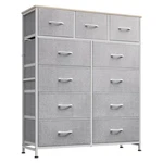 Wlive 11 Drawer Tall Dresser Storage Tower Light Grey. Fixed Price $154.99.