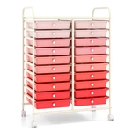 Outdoor Basic Homgx Storage Cart 20 Drawers Tier Multicolor Rolling. Fixed Price $124.41.