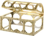 Kisangel Transparent Pirate Treasure Box Jewelry Organizer 3.54X2.55X2.55IN Clea. Fixed Price $33.99.