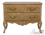 L56523: Theodore Alexander French Style Sponge Finish Commode Chest. Fixed Price $1595.00.