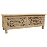 Pemberly Row Modern / Contemporary Solid Wood Storage Chest In Ivory. Fixed Price $779.42.