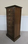 Ethan Allen Classic Manor Maple Lingerie Chest, 7 Drawer Slender Dresser 15-5224. Fixed Price $599.00.