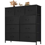 Atilioo Dresser For Bedroom With 9 Drawers, Antitip Fabric Storage Tower, Woo.... Fixed Price $69.14.