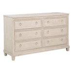 Pemberly 6-DRAWER Wood Bedroom Dresser Cabinet Washed Oak Brown. Fixed Price $850.41.