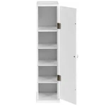 Costway Toilet Tissue Tower Cabinet Bathroom 4 Shelves Storage Floor. Fixed Price $36.99.
