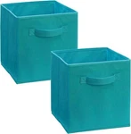 11530 Cubeicals Fabric Drawer, Ocean Blue, 2-PACK. Fixed Price $18.30.