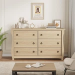 6 Dresser Storage Cabinet 47" Chest Of Drawers Home Wooden. Fixed Price $197.59.