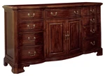American Drew Cherry Grove Door Triple Dresser 791-160 Solid Wood Good Condition. Fixed Price $350.00.