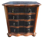 Ethan Allen Lucca Serpentine Chest Of Drawers Dresser Night Stand Console. Fixed Price $809.10.