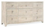 Hooker Furniture 6350-90202 70"W Drawer Wood Veneer Dresser Light. Fixed Price $2779.00.