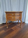 Vtg Thomasville French Provincial Style Side/end Table 2 Drawers & Cabriole Legs. Fixed Price $235.00.