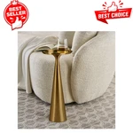 Better Homes & Gardens Truitt Drink Table, Gold Metal Accent Side 24". Fixed Price $44.99.