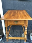 Vtg Ethan Allen Circa 1776 Collection End Table 18-8003 Single Drawer Usa Made. Fixed Price $399.99.