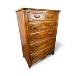 Ethan Allen Country French Solid Birch 36" Chest Of Drawers 26-5304 Fruitwood. Fixed Price $1495.00.