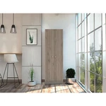 Tuhome 71" Multistorage Two-door Pantry Cabinet Light Gray. Fixed Price $275.99.