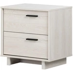 South Shore Fynn 2-DRAWER Nightstand, 16.5D X 22.25W 22.25H In, Winter Oak. Fixed Price $154.99.