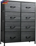 Fabric Dresser For Bedroom Tall W/ 8 Drawer Storage Tower Double. Fixed Price $99.30.