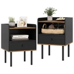 Costway Nightstand Bedside End Table With Drawer Shelf For Living Room Bedro. Fixed Price $136.48.