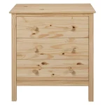 Unfinished 3-DRAWER 29 In. X 31.4 18 Natural Pine Wood Chest Of. Fixed Price $205.18.
