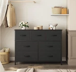 Olixis 5 Drawer Fabric Dresser Wide Storage Organizer Chest For Bedroom Closet. Fixed Price $56.88.