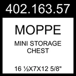 Ikea Moppe Mini Storage Chest Birch Plywood X7X12 5/8" 402.163.57. Fixed Price $89.99.