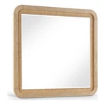 Meridian Furniture Windsor Solid Wood And Natural Cane Mirror. Fixed Price $341.48.