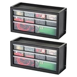 Iris Usa 2 Pack 10 Drawer Organizer Storage Cabinet For Hardware Supplies, Black. Fixed Price $44.99.