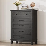 Dresser Drawer 15.8 X 31.5 41.3 Dark Black Wooden Garveehome Bedroom. Fixed Price $299.99.