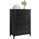 5 For Bedroom Tall Chest Of Drawers Wood Dressers. Fixed Price $146.99.