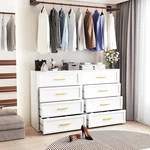 Cofar Home Closet White Metal Dresser For Bedroom,storage Cabinet With 4 Drawers. Fixed Price $169.99.
