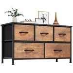 Yitahome Wide Storage Tower With 5 Drawers - Fabric Dresser, Organizer Unit For. Fixed Price $71.97.