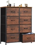 Sweetcrispy 8-DRAWER Bedroom Dresser Fabric Storage Tower Metal Frame Wooden. Fixed Price $67.47.