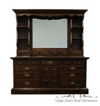 Ethan Allen Antiqued Pine Old Tavern 72" Triple Door Dresser W. Mirror Hutch .... Fixed Price $1249.99.
