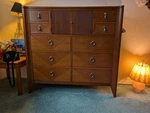 Beautiful Ethan Allen N. Carolina Wood Chest Of Drawers Dresser P/u Napa Calif. Fixed Price $1975.00.