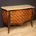 French Inlaid Commode Furniture Dresser 2 Drawers Louis Xv Style Marble 900. Fixed Price $6500.00.