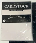 Nicole Premium Canvas Texture White Cardstock Paper Pack 40 Sheets 65# 104728696. Fixed Price $12.95.