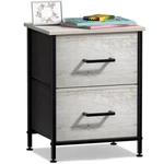 Sorbus Nightstand Dresser 2 Faux Wood Drawers - Bedside Table Chest Storage. Fixed Price $86.47.
