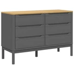 Chest Of Drawers - Solid Pine Wood, Multiple Colors Vidaxl. Fixed Price $291.99.