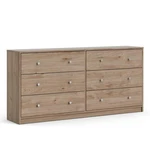 Pemberly Engineered Wood Brown Contemporary 6 Drawer Double Dresser. Fixed Price $173.14.