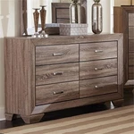 Bowery Hill 6 Drawer Double Dresser With Tapered Feet In Taupe. Fixed Price $580.99.