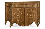 Jonathan Charles Chippendale Style Commode With Fine Inlay. Fixed Price $6942.00.