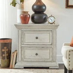 Liberty Furniture Big Valley 2 Drawer Night Stand With Charging Station - White. Fixed Price $582.07.