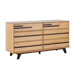 Walker Edison Malhia Contemporary Minimalist Solid Wood Dresser - Natural Pine. Fixed Price $419.37.