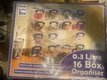 Really Useful Box Transparent Multi-compartment Organizer New. Fixed Price $30.00.