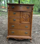 Lexington Furniture Victorian Sampler Tall Door Dresser Oak Pick Up Only. Fixed Price $358.00.