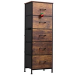 Wlive 5-DRAWER Dresser Fabric Storage Tower For Bedroom Closet Unit New. Fixed Price $68.88.