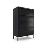 Tinge Lira Premium 4 Drawer Fabric Dresser - Engineered Wood Frame Chest Of. Fixed Price $165.63.